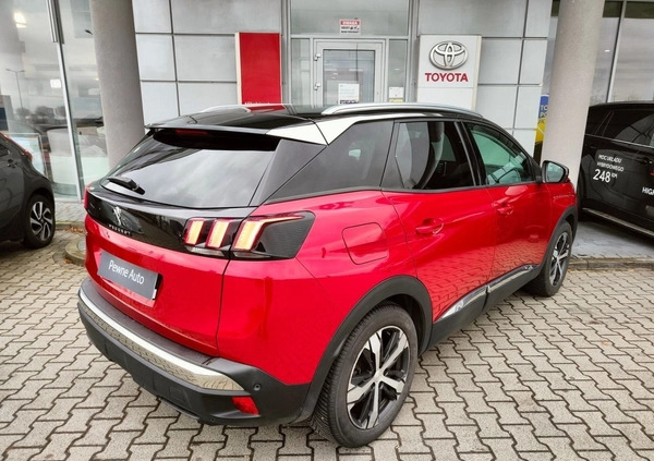 Peugeot 3008 cena 79900 przebieg: 187570, rok produkcji 2019 z Marki małe 277